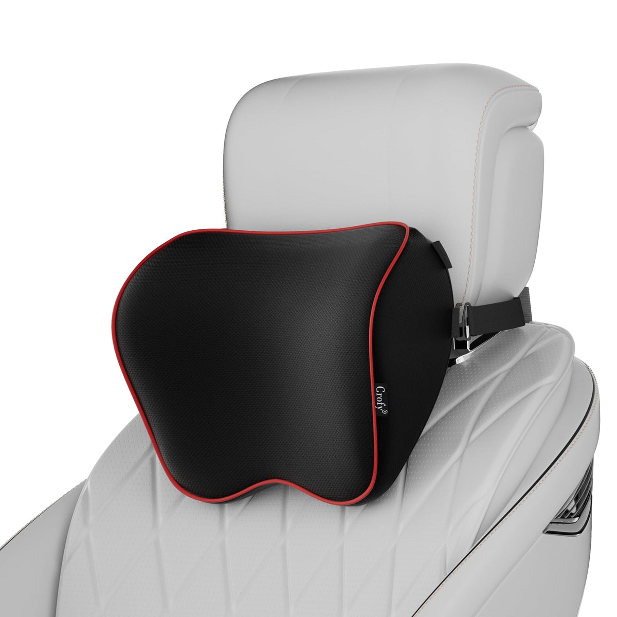 Adjustable Car Neck Pillow Set With Headrest Support