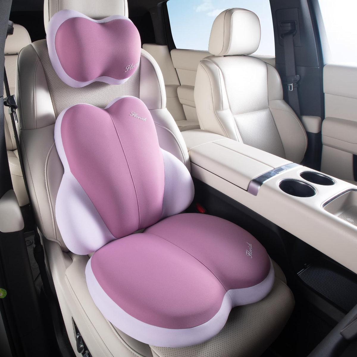 Gel Memory Foam Seat Cushion With Lumbar Support