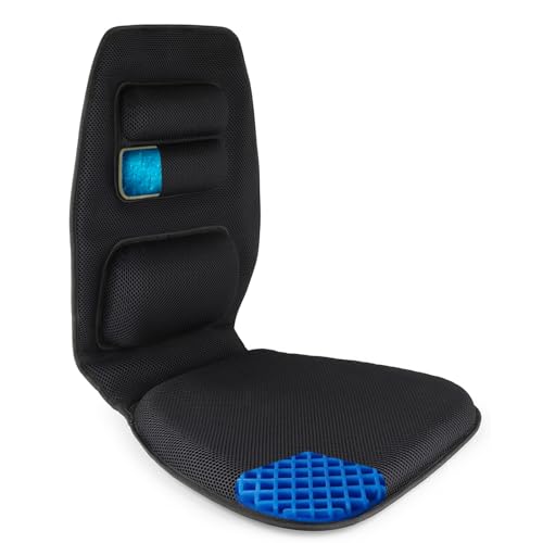 Gel Seat Cushion With Firm Back & Posture Support
