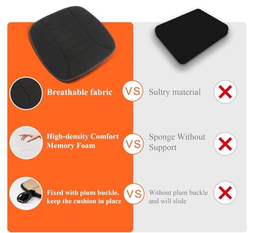Memory Foam Car Seat Cushion With Comfort Support