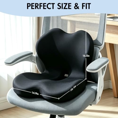 Ergonomic Car Seat Cushion With Coccyx Support