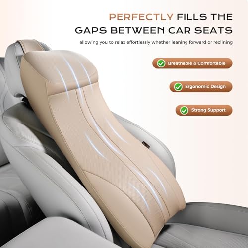 Ergonomic Car Seat Cushion With Full-Back Support