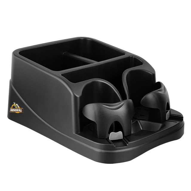 Car Console Organizer With Adjustable Cup Holders
