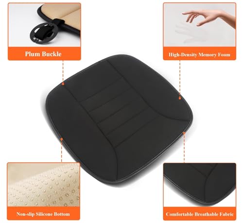 kingphenix Memory Foam Car Seat Cushion for Driver and Office Chair Comfort