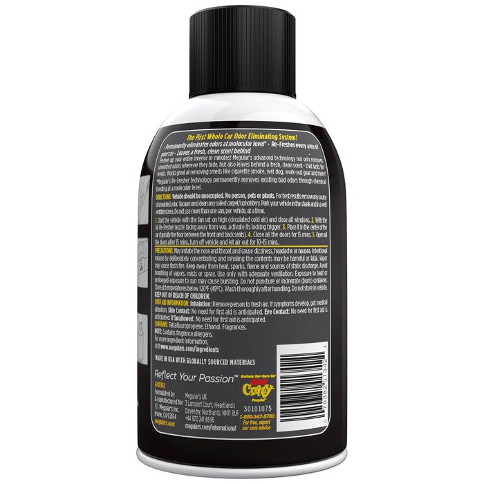 Whole Car Odor Eliminator & Air Refresher Mist
