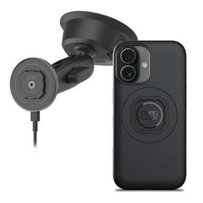 Heavy-Duty Magnetic Car Phone Mount With Charging
