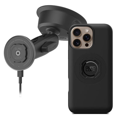 Heavy-Duty Magnetic Car Phone Mount With Charging