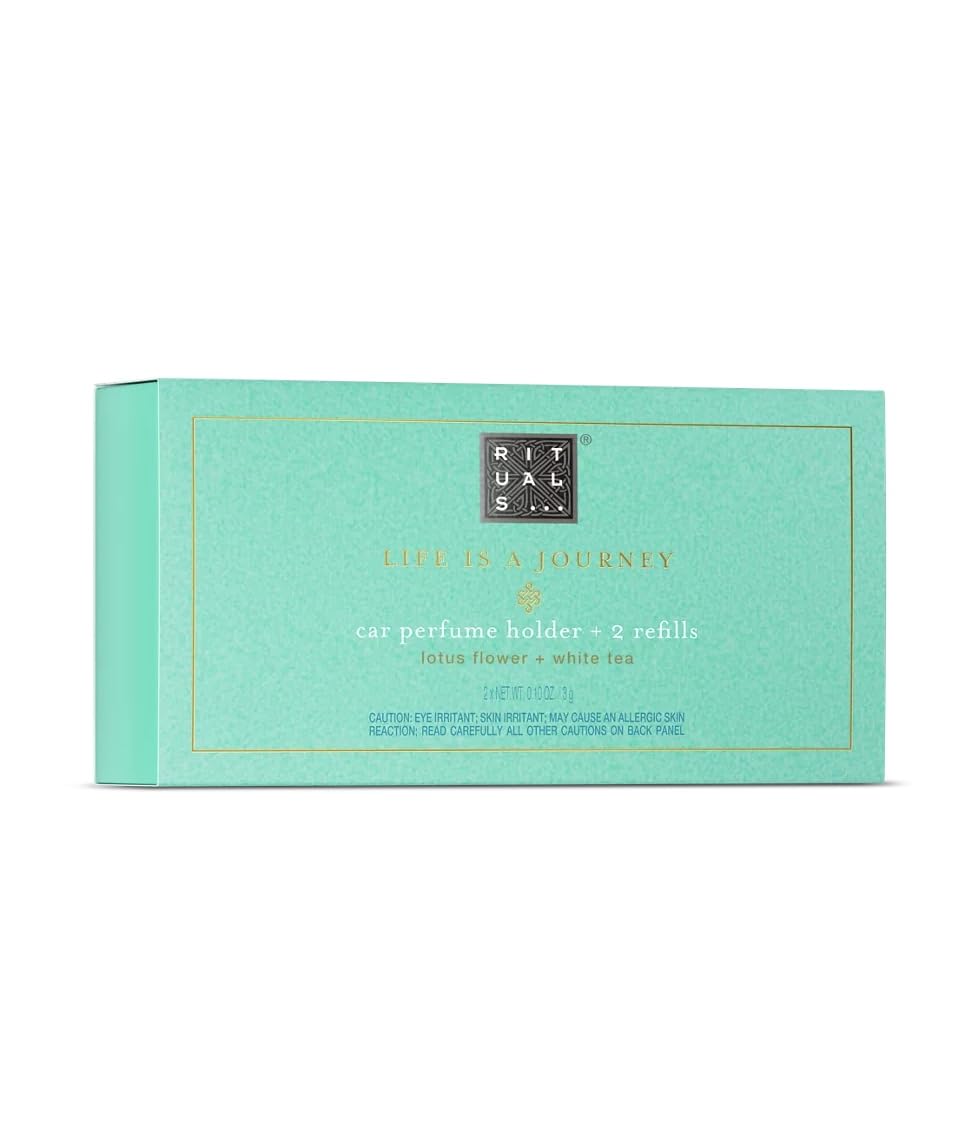 THE RITUAL OF KARMA Life is a Journey - Karma Car Perfume holder + 2 refills -lotus flower & white tea