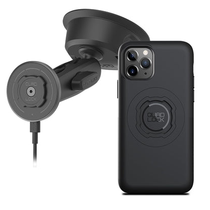 Heavy-Duty Magnetic Car Phone Mount With Charging
