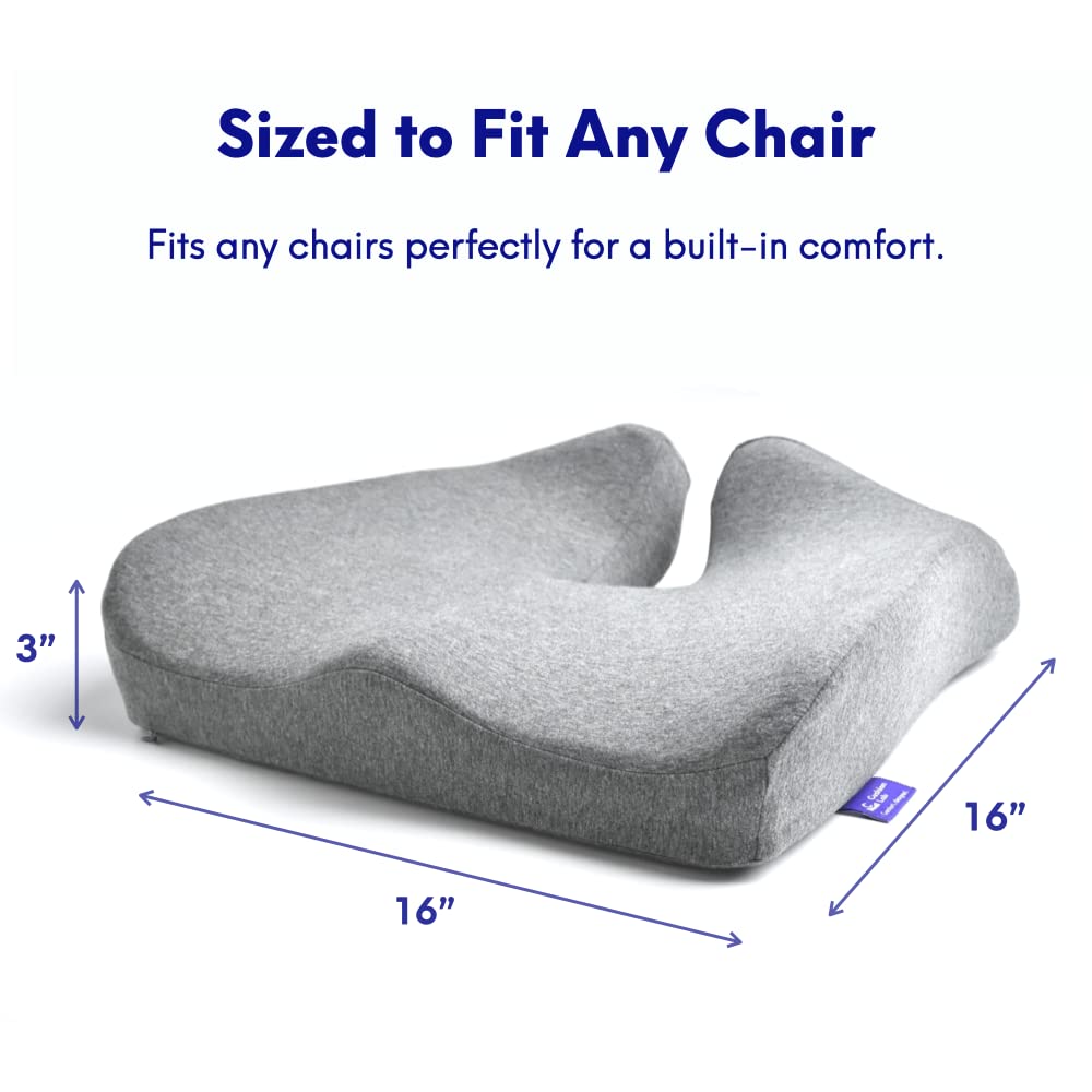 Pressure Relief Seat Cushion With Sculpted Support