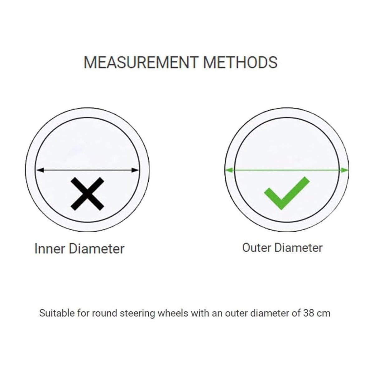 Breathable MG ZS Steering Wheel Cover With Anti-Slip Grip