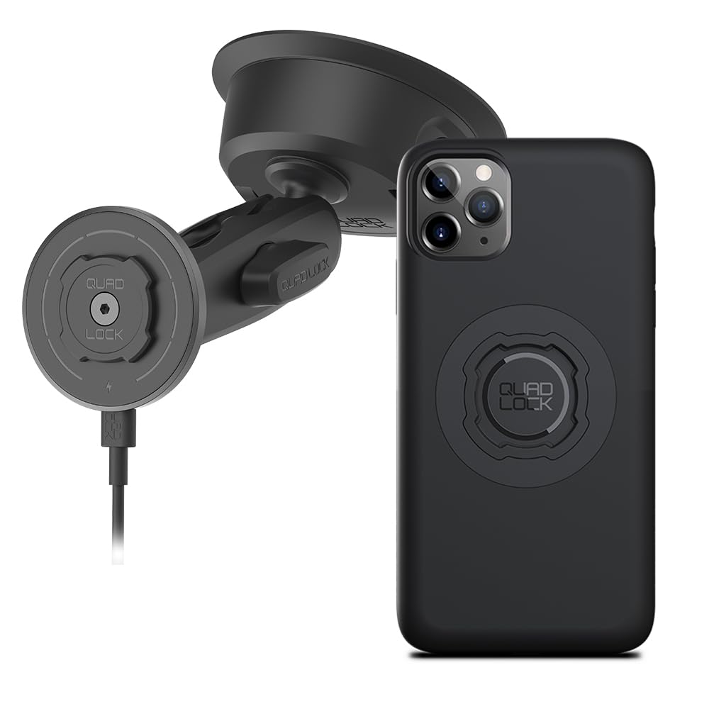 Heavy-Duty Magnetic Car Phone Mount With Charging
