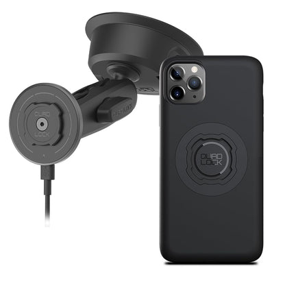 Heavy-Duty Magnetic Car Phone Mount With Charging