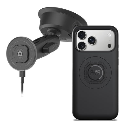 Heavy-Duty Magnetic Car Phone Mount With Charging