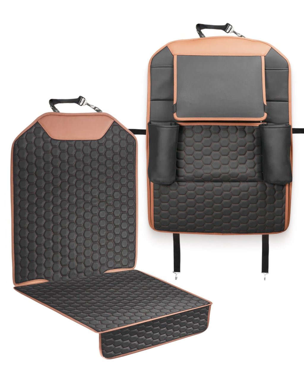 Waterproof Seat Back Organizer & Seat Protector Set