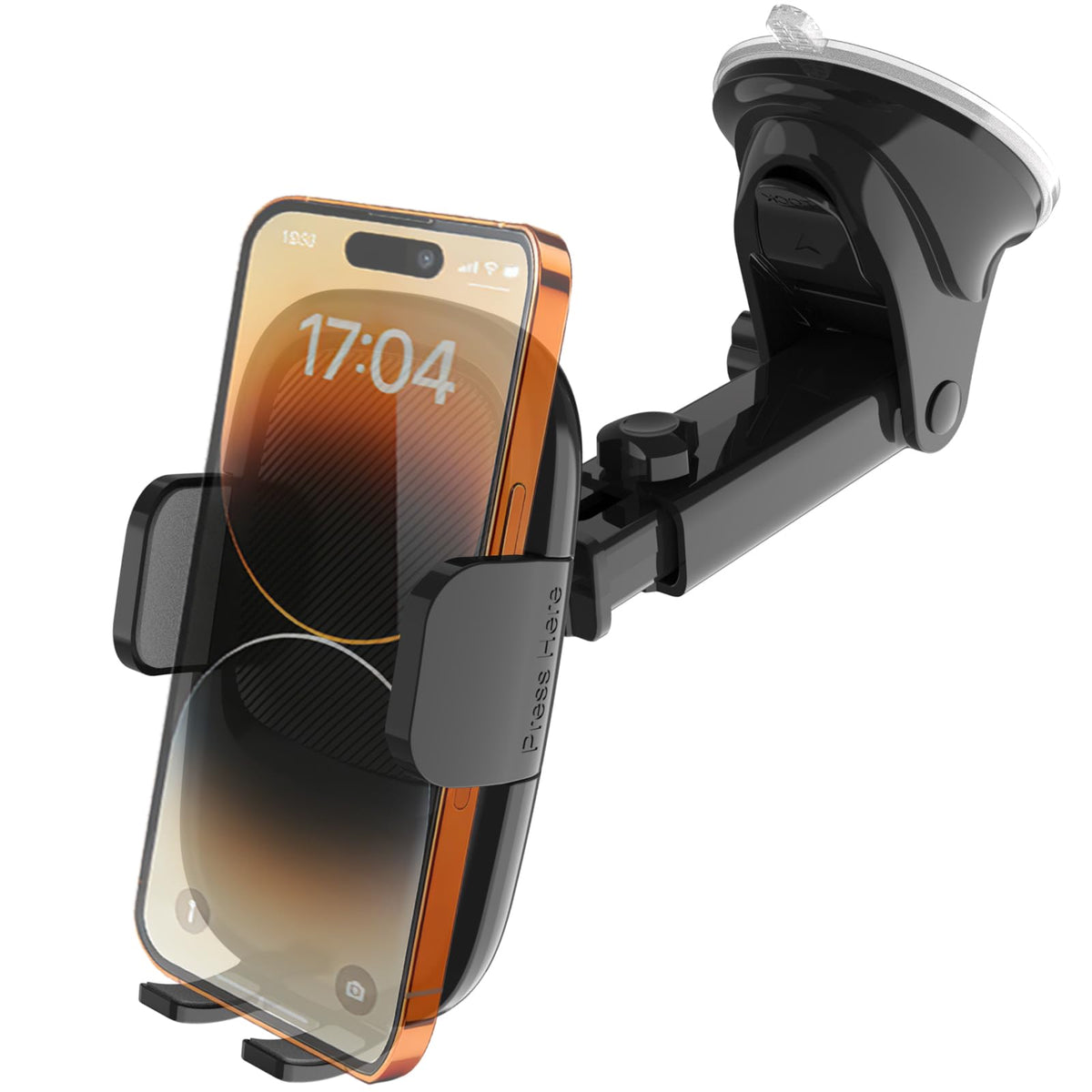 360° Car Phone Mount With Strong Suction Grip