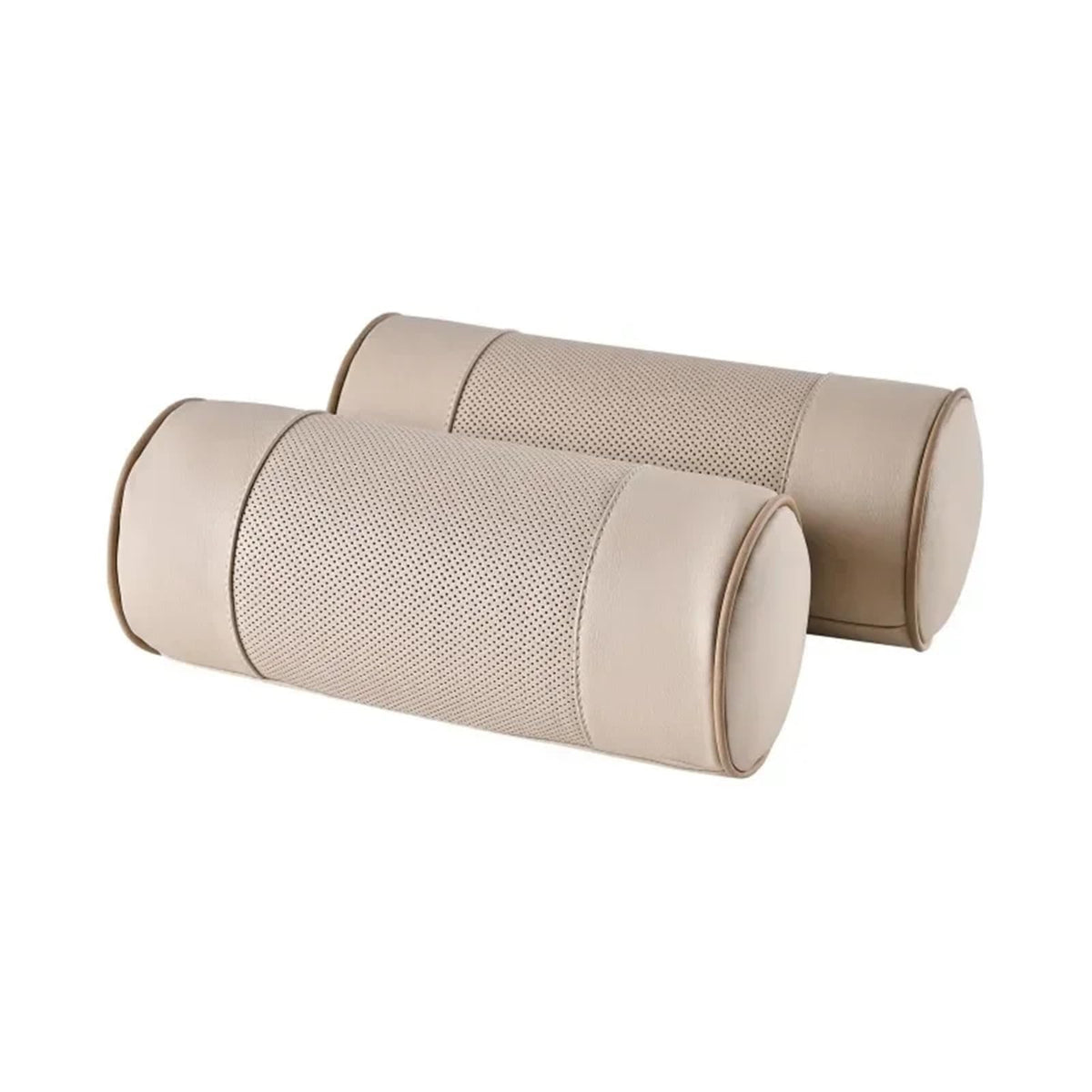 Genuine Leather Car Neck Pillow With Memory Foam
