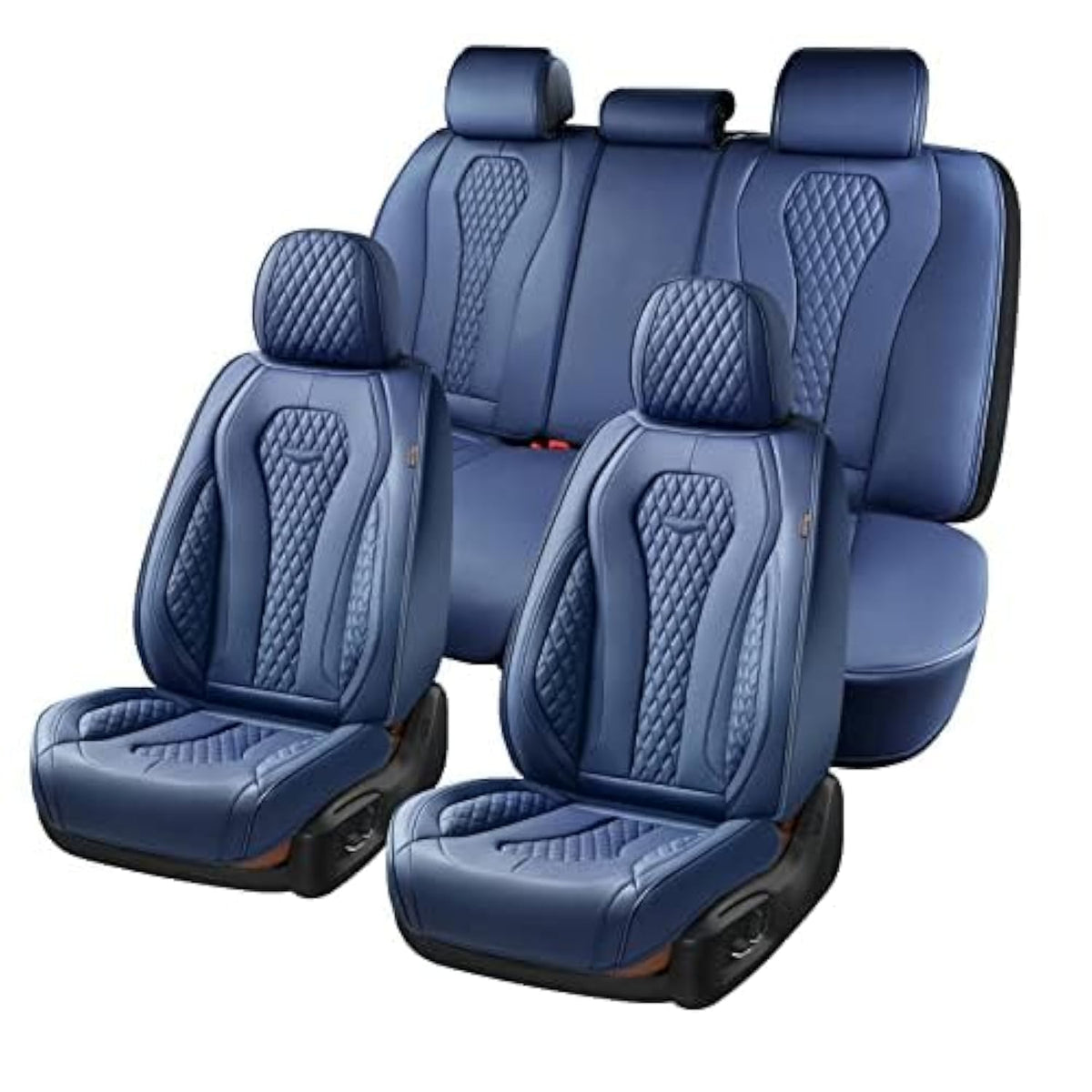 Leather Car Seat Cover Set With Universal Fit