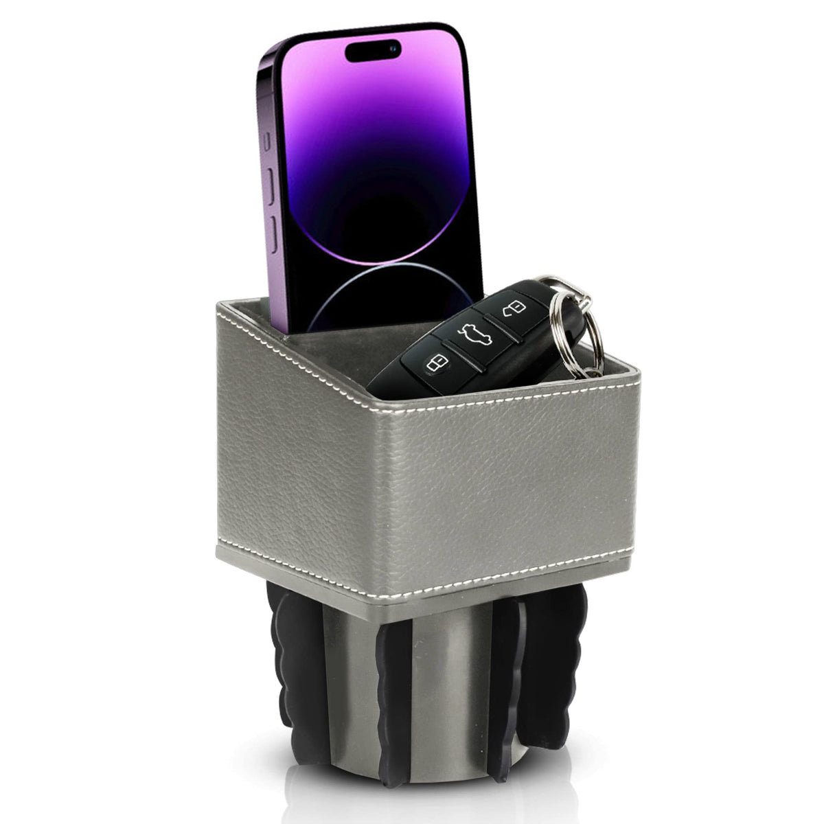 Superior Essentials Phone and & Key Storage Dock/Expander for Car Cupholder
