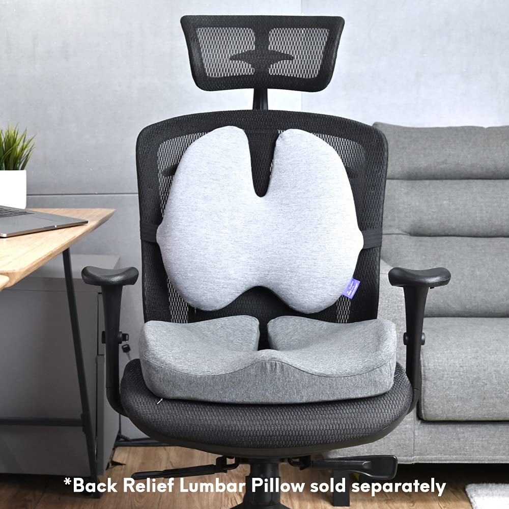 Pressure Relief Seat Cushion With Sculpted Support