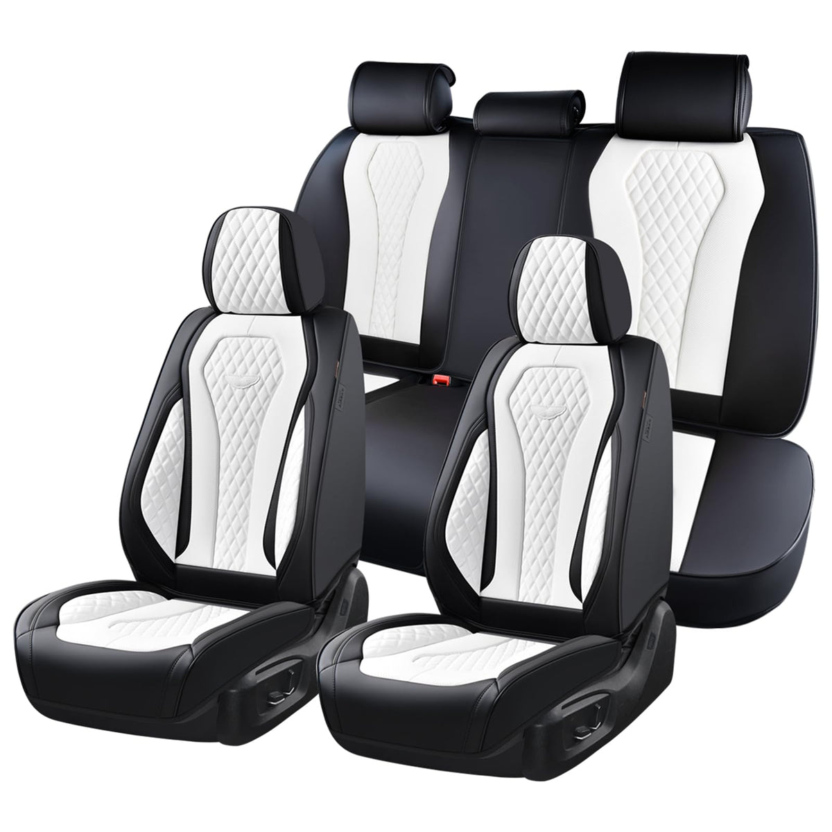 Leather Car Seat Cover Set With Universal Fit
