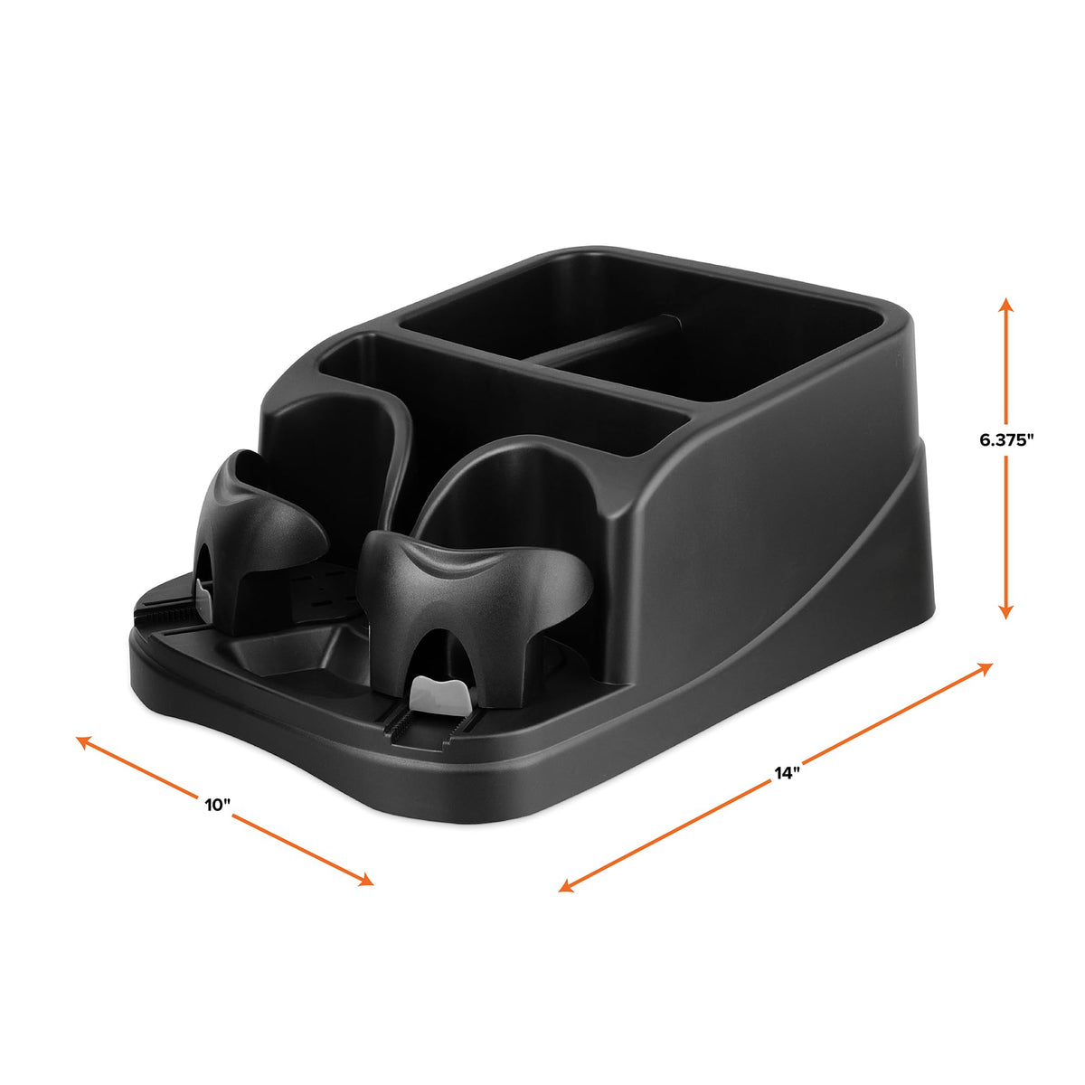 Car Console Organizer With Adjustable Cup Holders