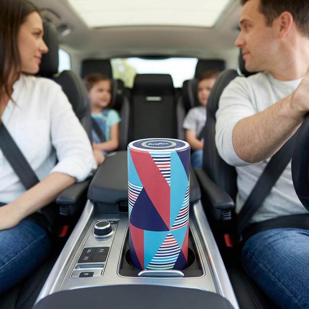 Reeflex Car Tissues Cup Holder Canisters, Soft 2-Ply Travel Size