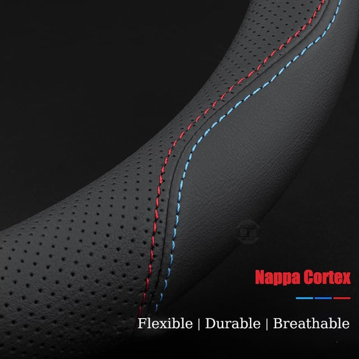 Breathable MG ZS Steering Wheel Cover With Anti-Slip Grip