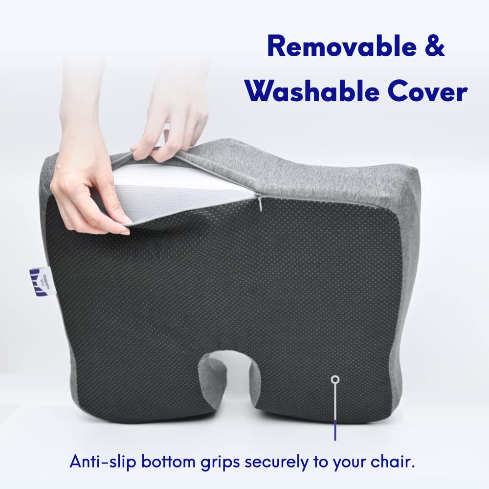 Pressure Relief Seat Cushion With Sculpted Support