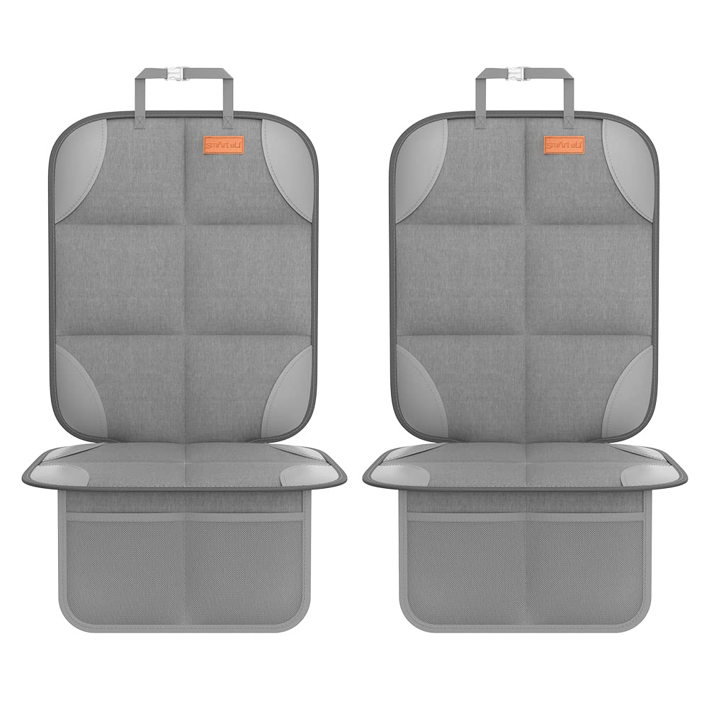 SMART ELF Car Seat Protector, Thickest Padding and Non-Slip Backing