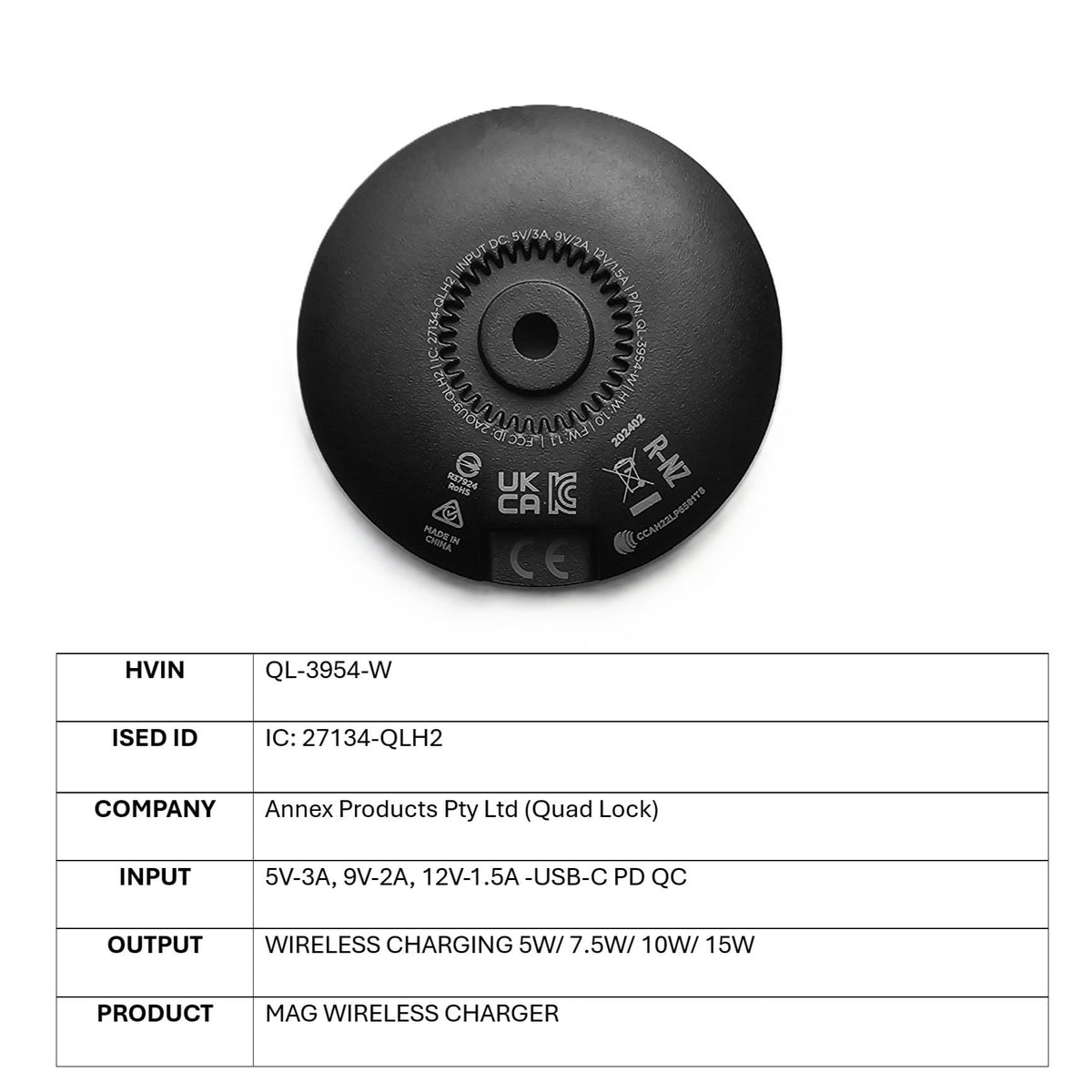 Heavy-Duty Magnetic Car Phone Mount With Charging