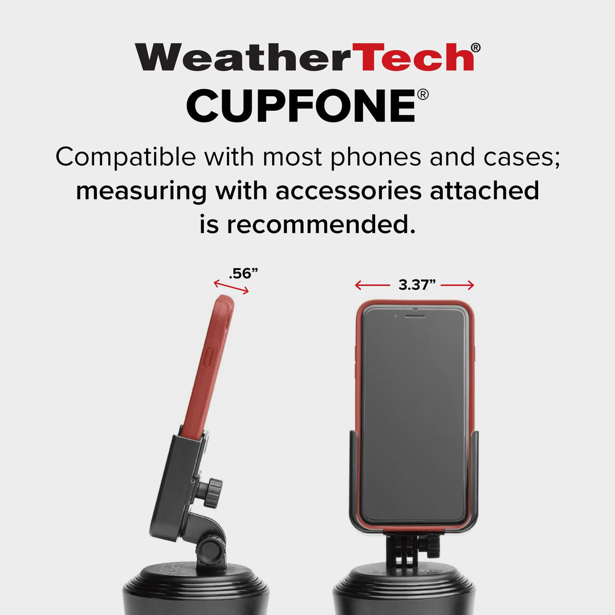 Universal Cup Holder Phone Mount With Secure Fit