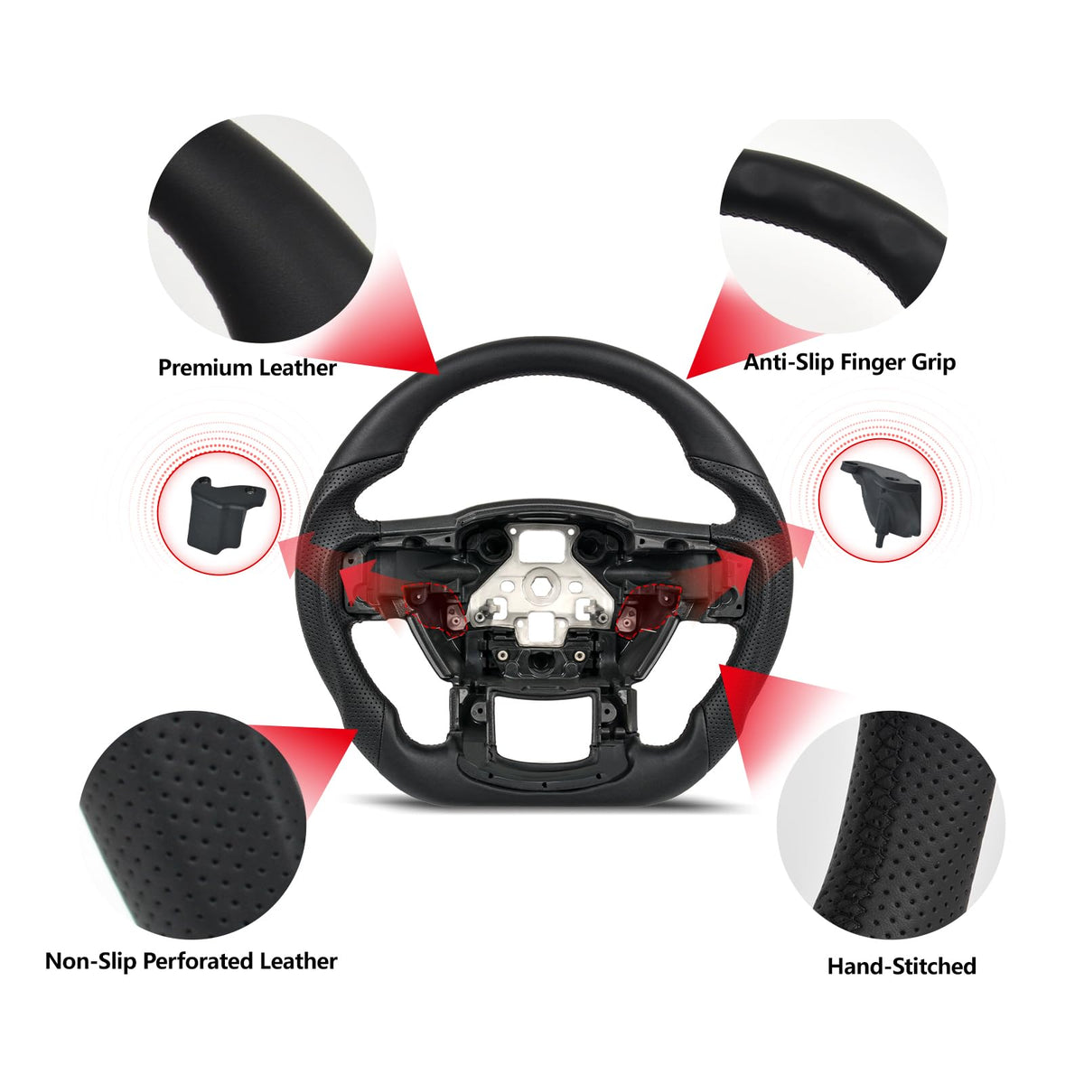 Carbon Fiber Ford F-Series Steering Wheel Upgrade