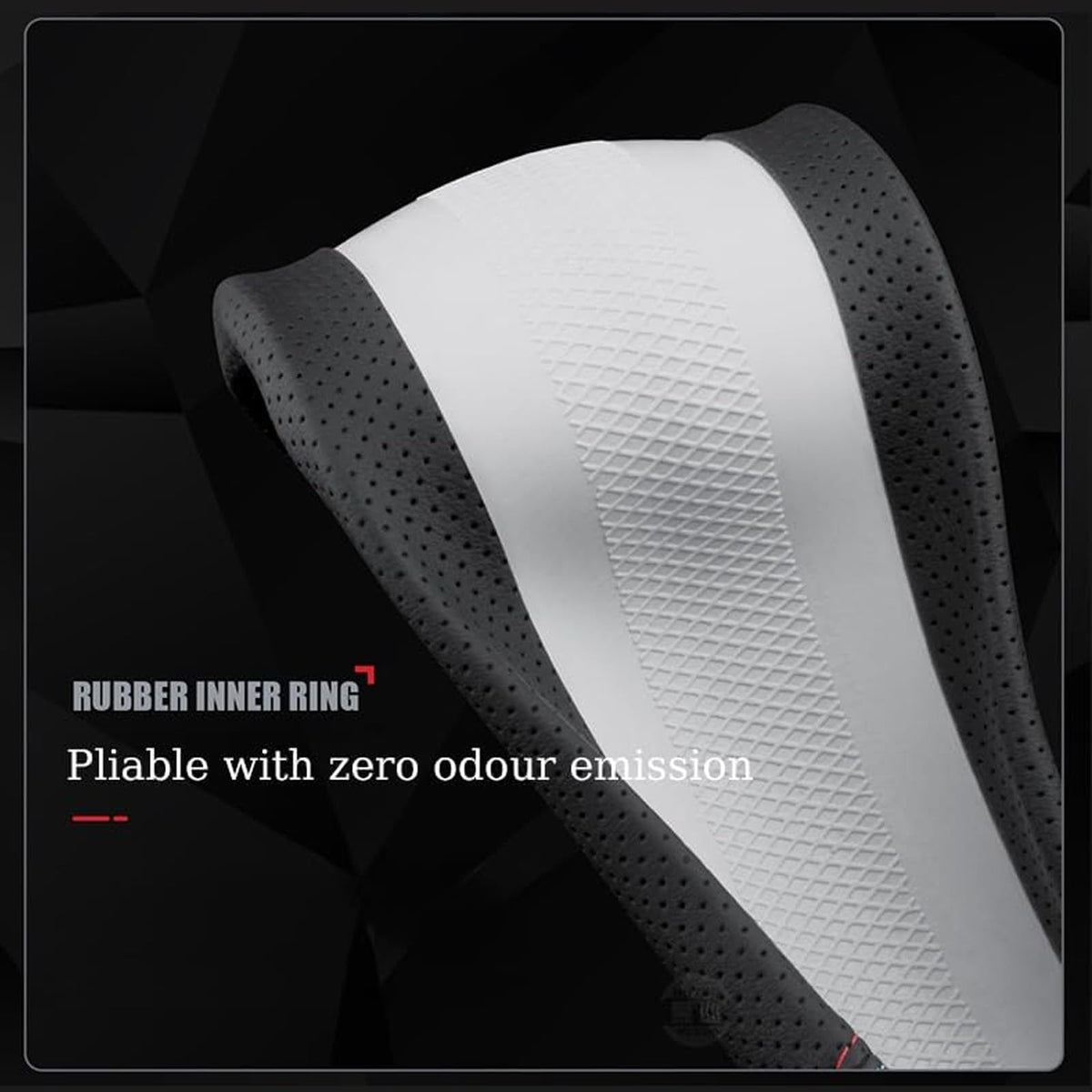 Breathable MG ZS Steering Wheel Cover With Anti-Slip Grip
