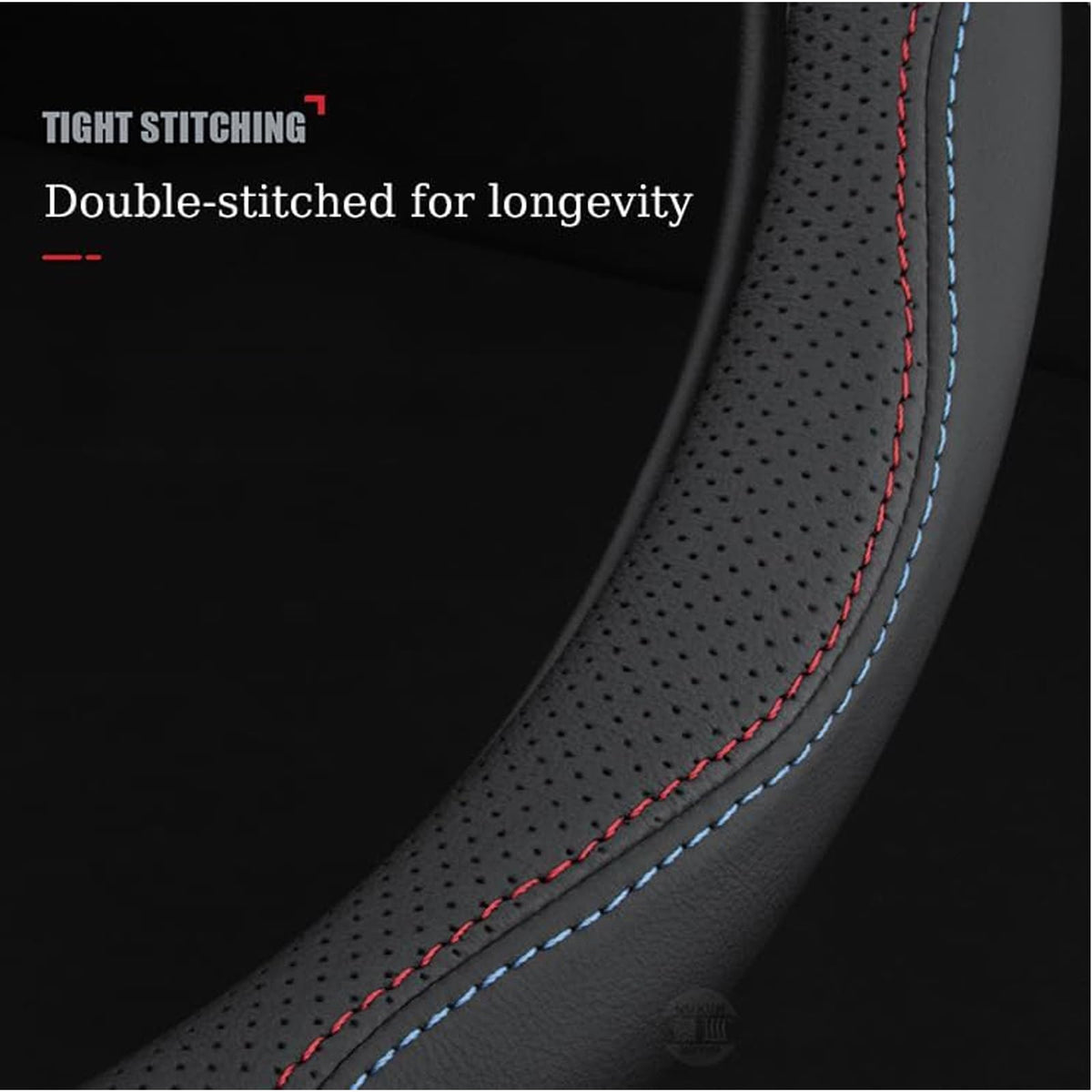 Hsolumen for MG ZS 2020-2026 Car Steering Wheel Cover Anti-Slip Breathable Car Steering Wheel Protector Car Accessories Interior