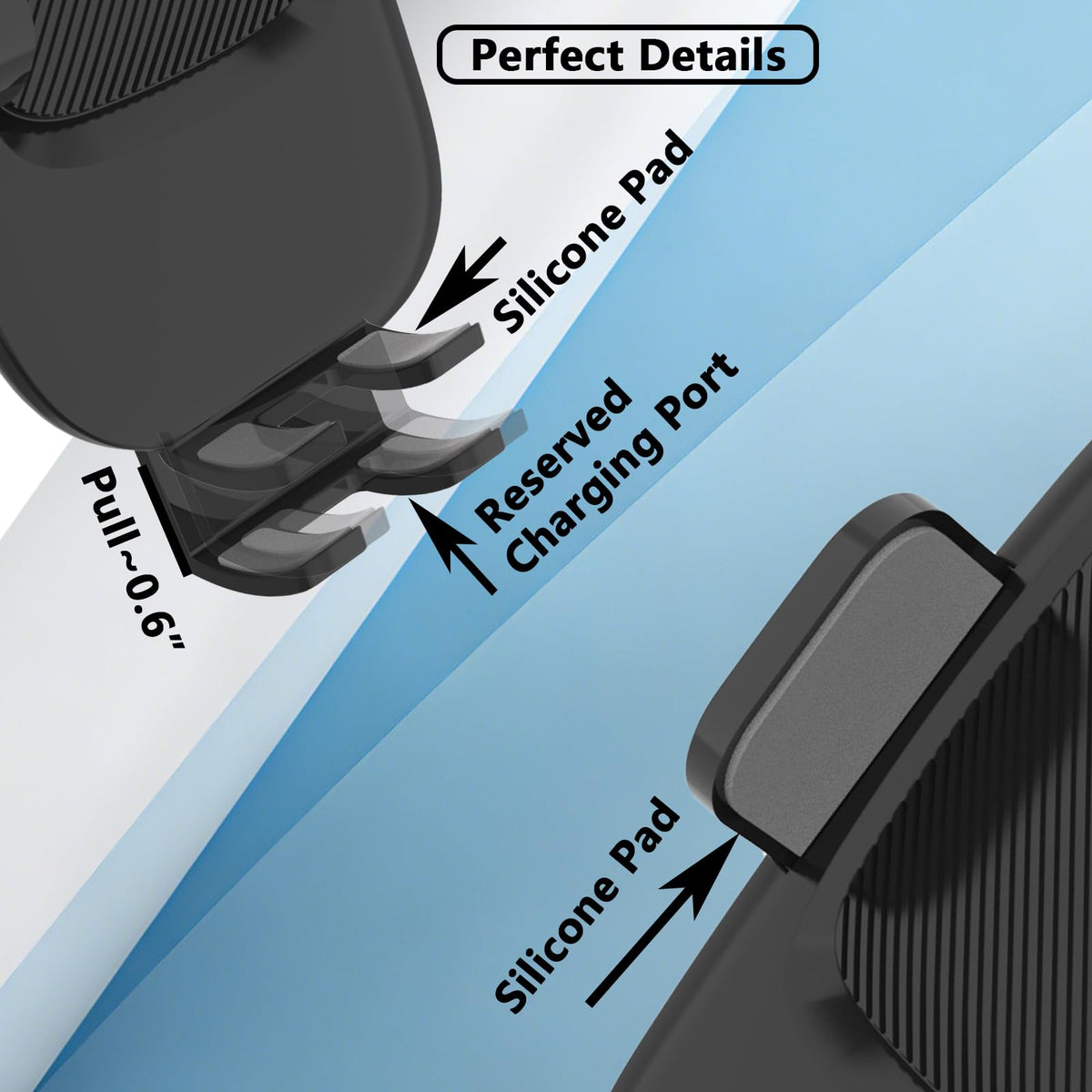Slognny Car Phone Holder, [Ultra Strong Suction Cup] 360°Adjustable Phone Mount for Universal Car Windshield Compatible with iPhone 17 Pro Max and More Smartphones