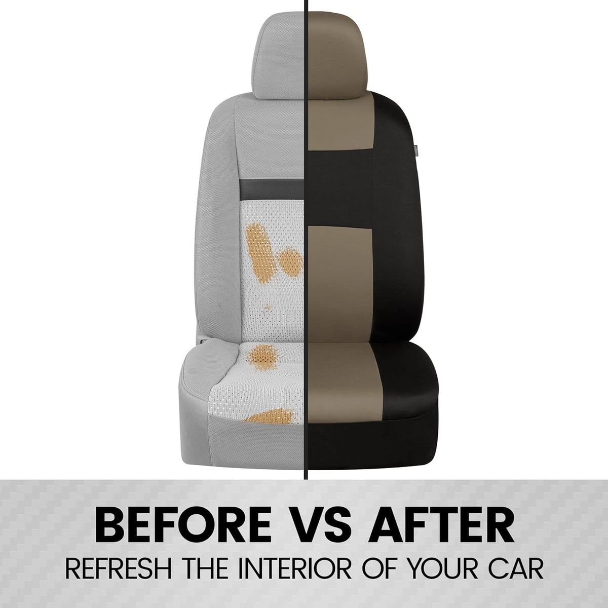 PolyPro Car Seat Cover Set With Split Bench Fit
