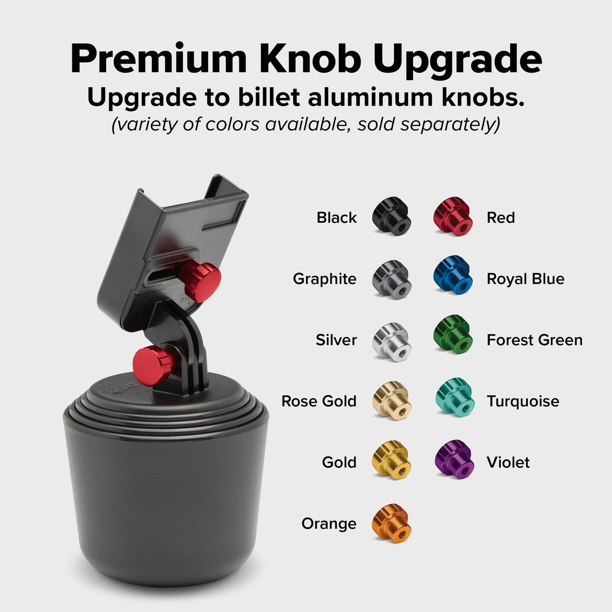 Universal Cup Holder Phone Mount With Secure Fit