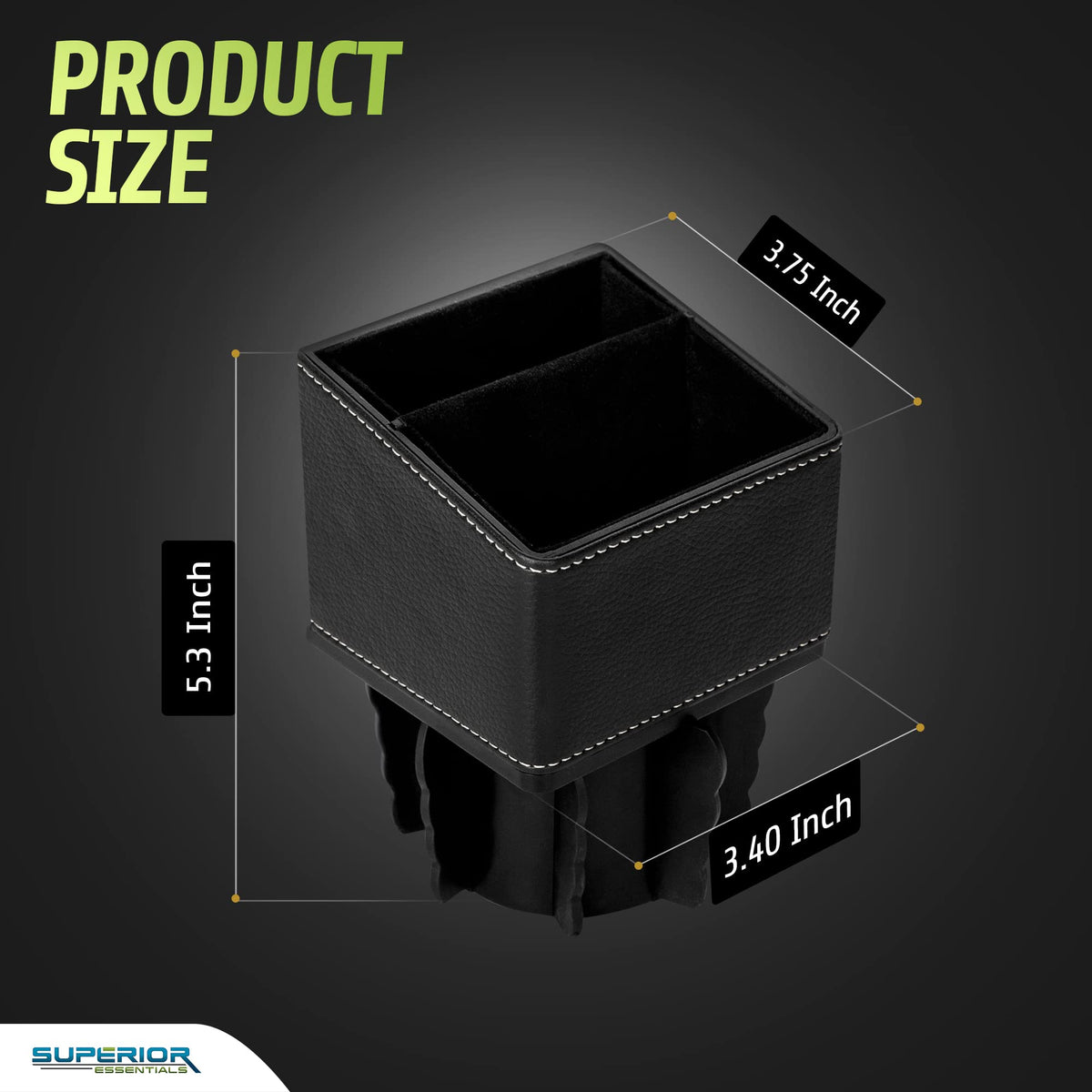 Cup Holder Storage Dock With Phone & Key Organizer
