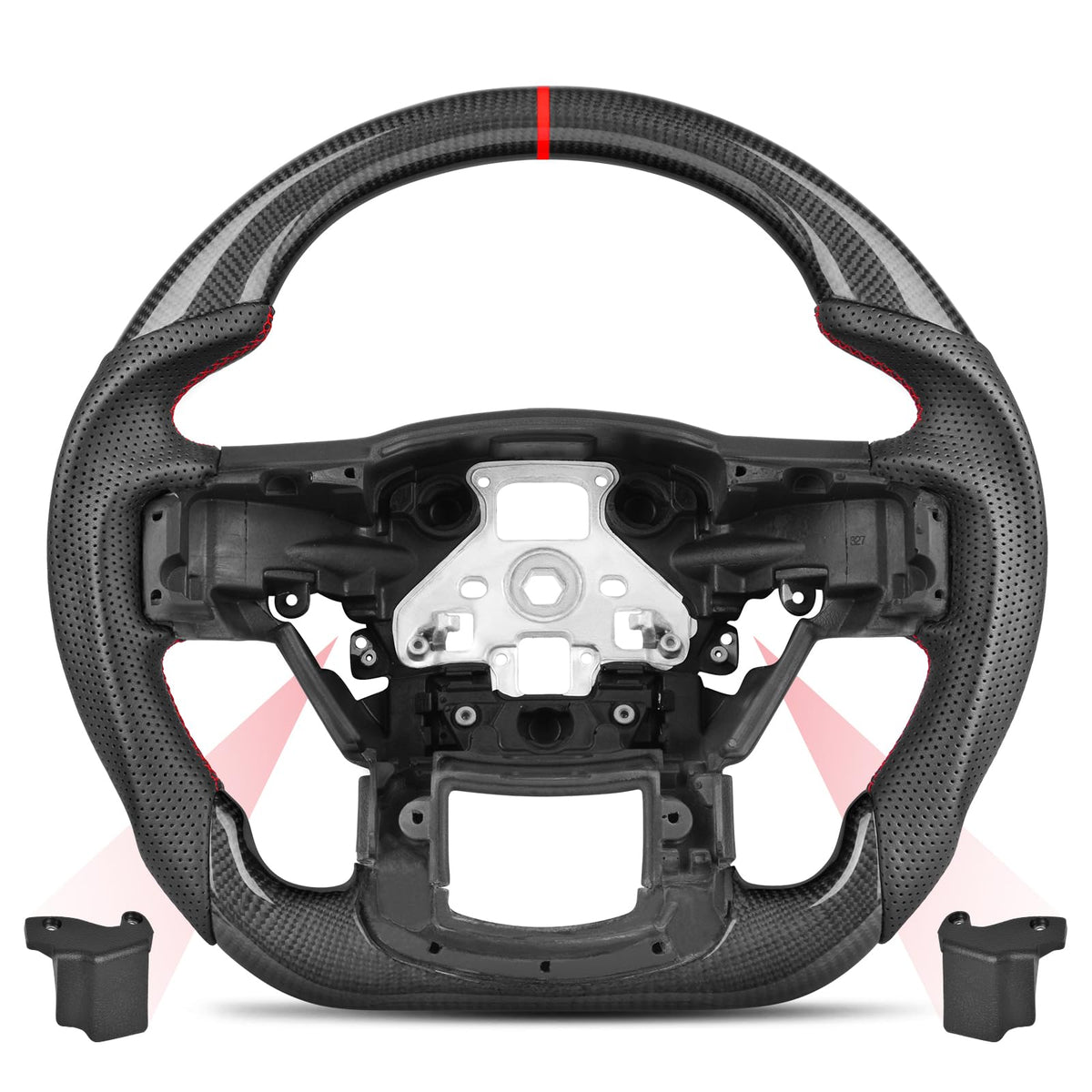 Carbon Fiber Ford F-Series Steering Wheel Upgrade