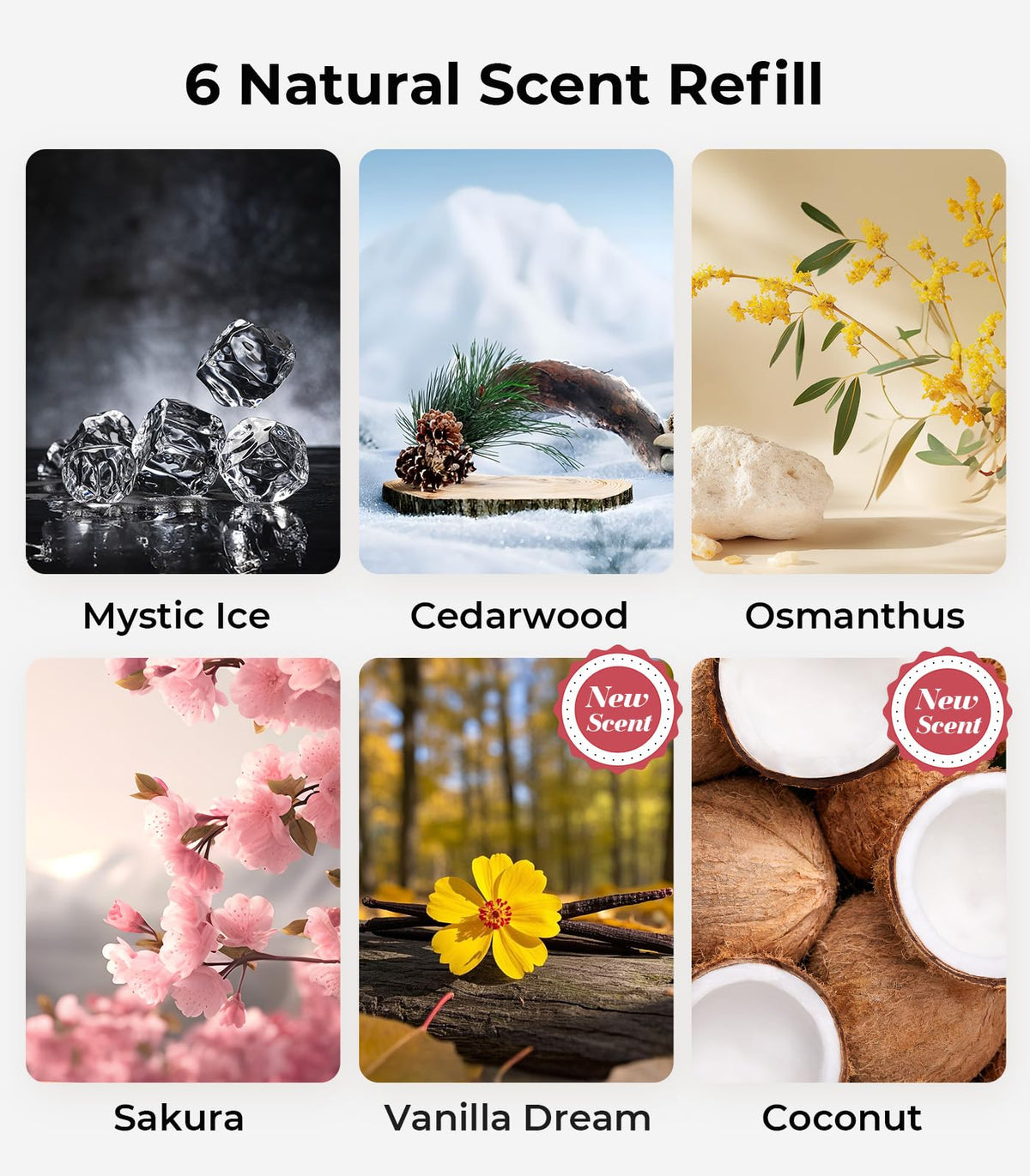 Smart Car Aroma Diffuser With Ambient Mist Light