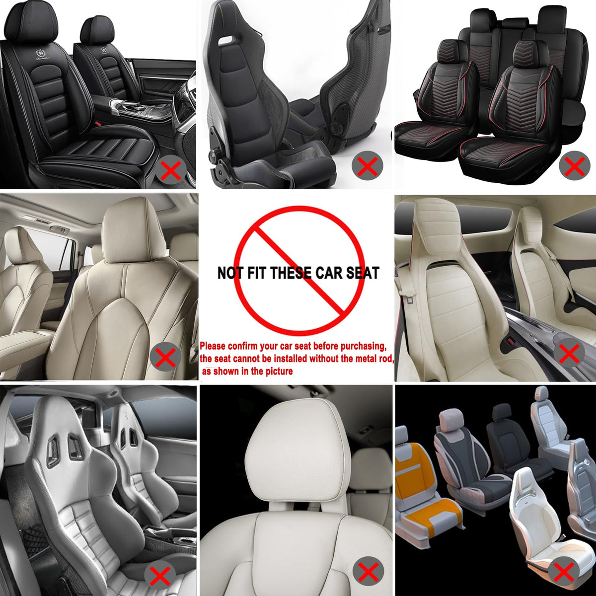 Adjustable Car Headrest Pillow With 180° Support