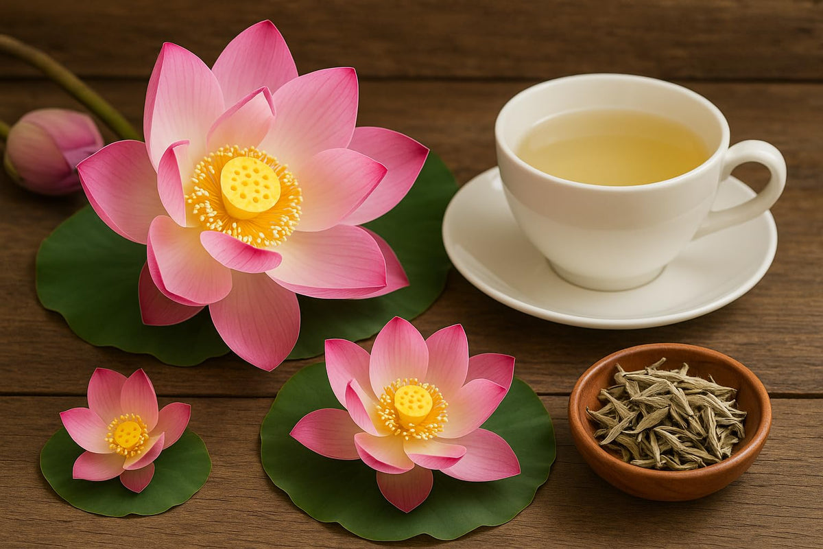 Car Perfume Holder With Lotus & White Tea Refills