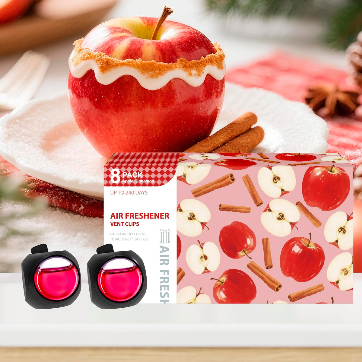 Car Vent Air Freshener Clips With Extended Scent