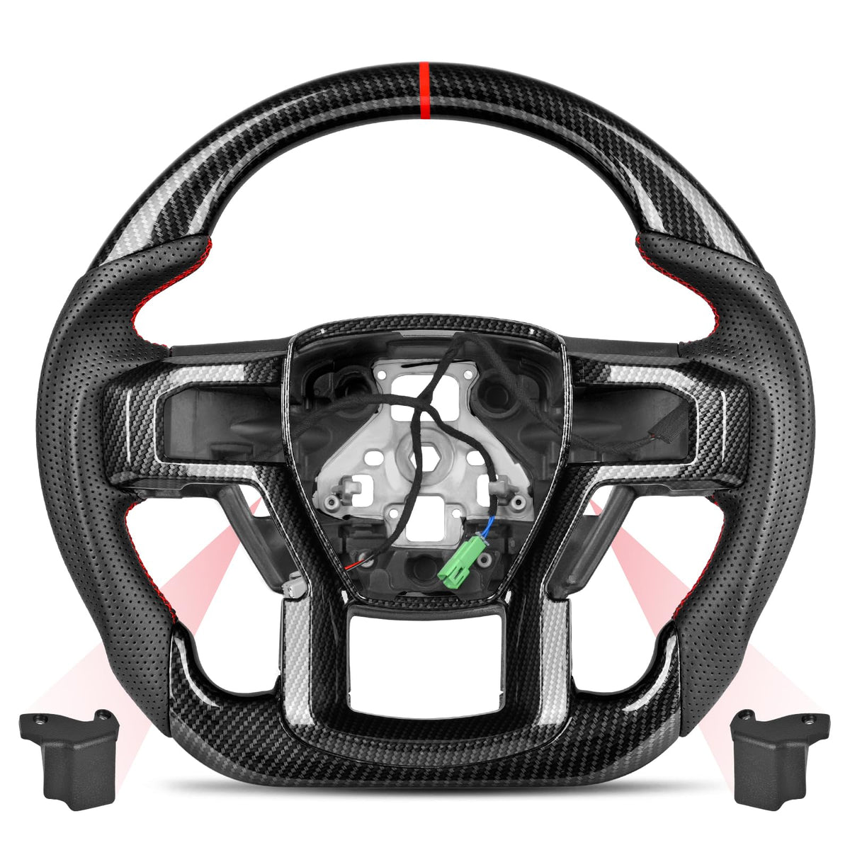 Carbon Fiber Ford F-Series Steering Wheel Upgrade