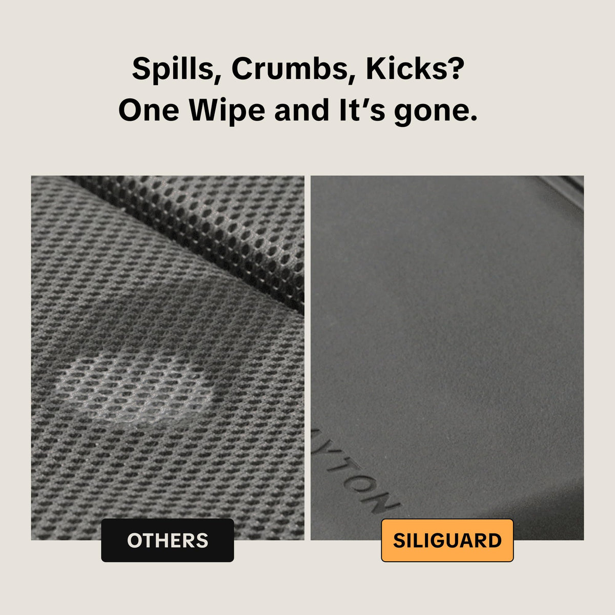 Siliguard Silicone Car Seat Protector for Child Car Seat, Waterproof Cover