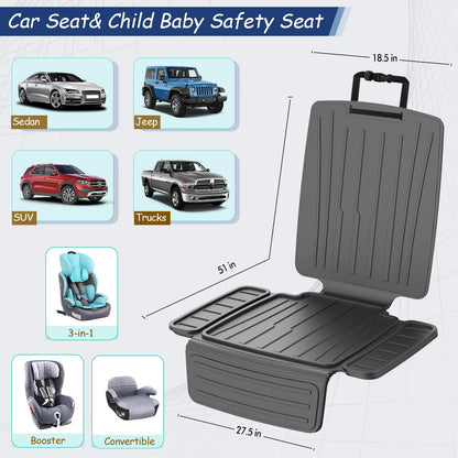 Waterproof Car Seat Protector With Anti-Slip TPE