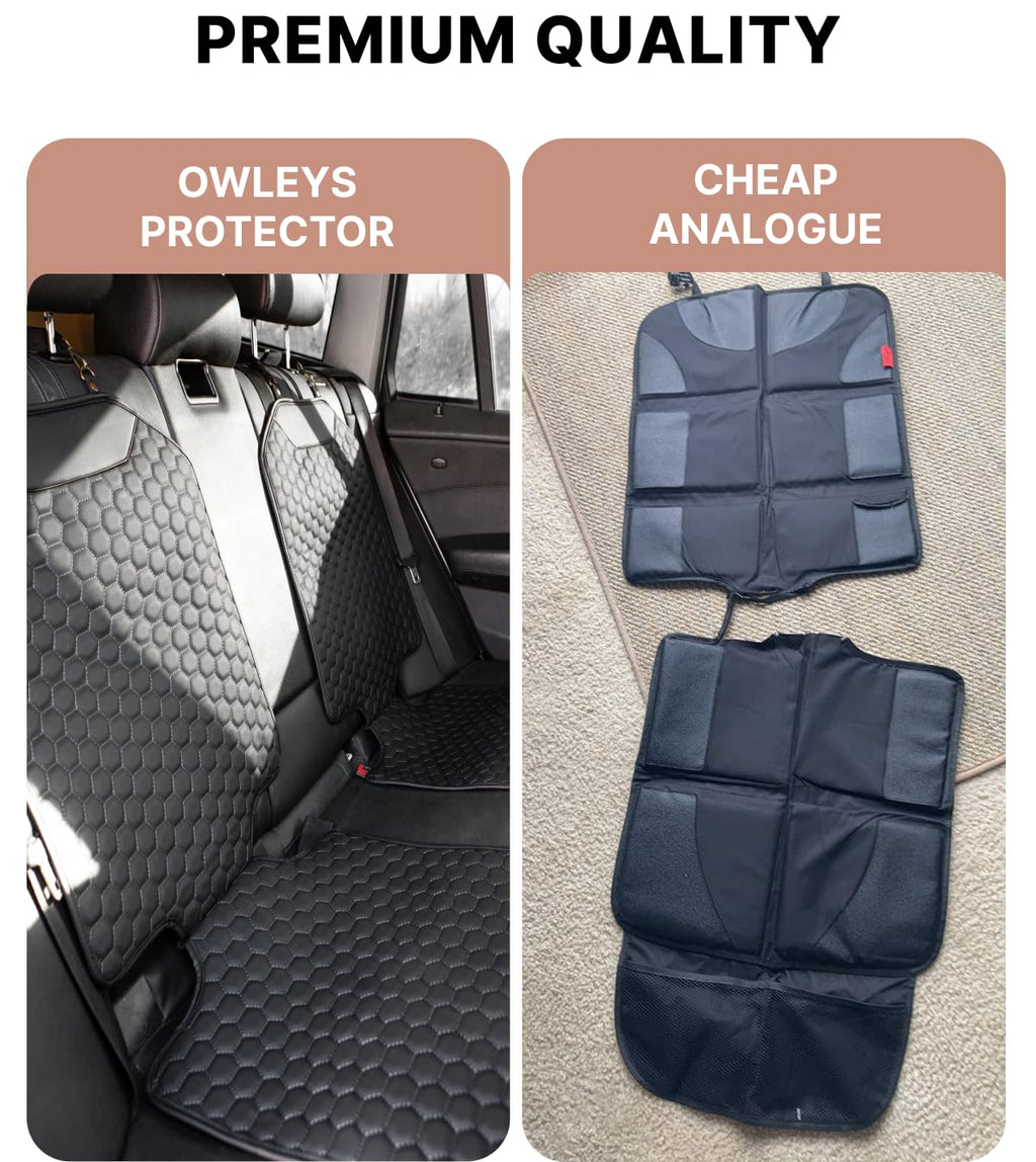 Waterproof Seat Back Organizer & Seat Protector Set