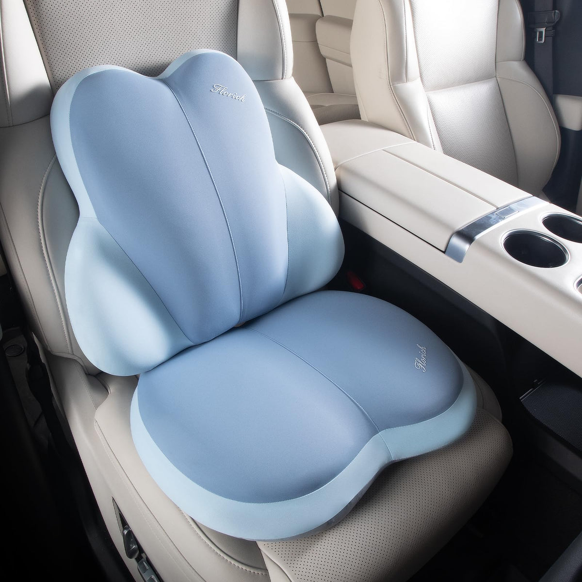 Gel Memory Foam Seat Cushion With Lumbar Support