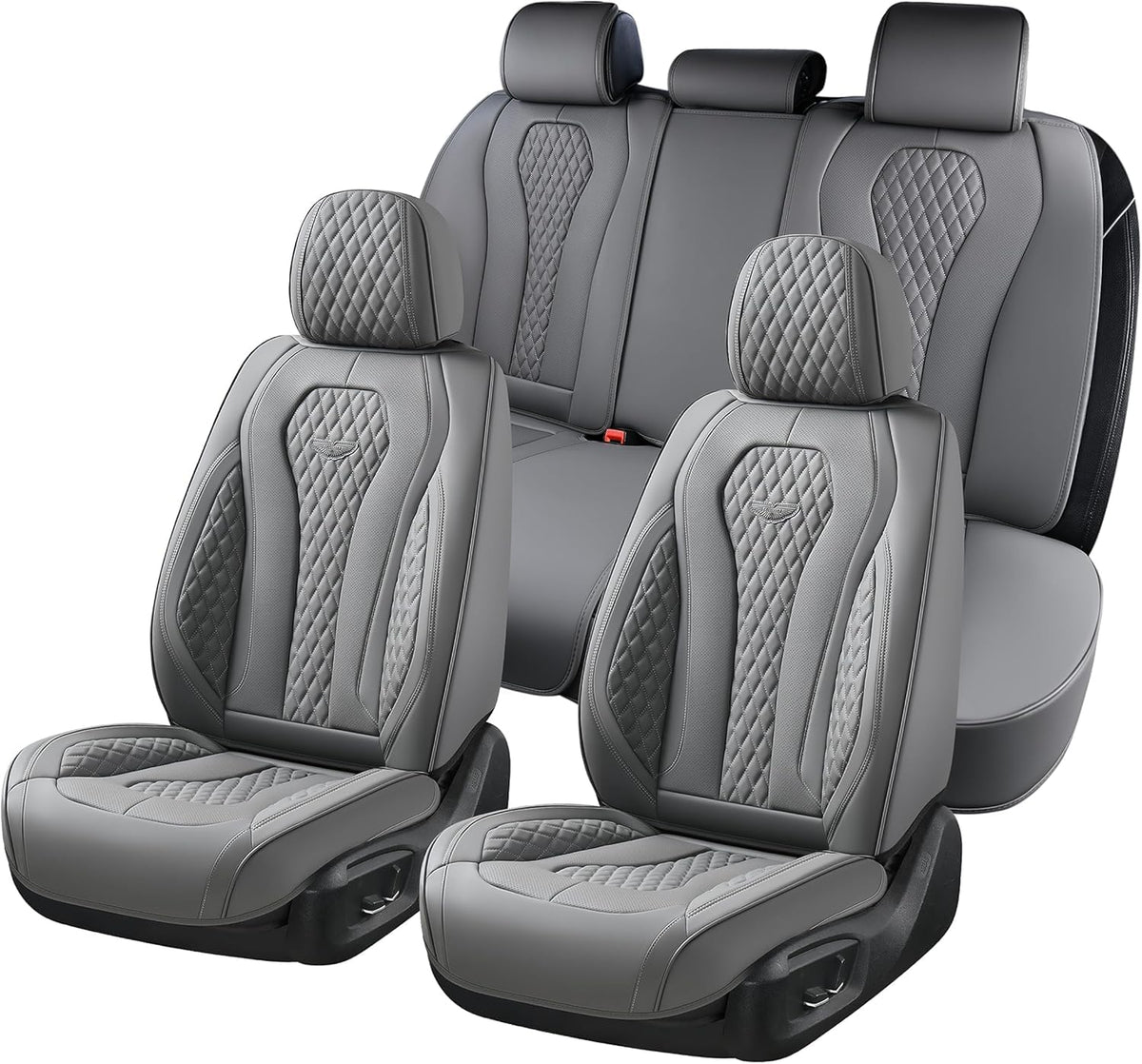 Leather Car Seat Cover Set With Universal Fit
